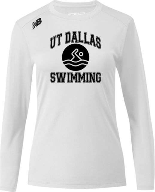 UT Dallas New Balance Womens Long Sleeve Tech Tee UT Dallas Swimming - ONLINE ONLY